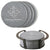 Beacon Relic Diatomite Coaster: 4 pc Set in Metal Stand