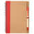 Bullet Red 5'' x 7'' Eco-Friendly Spiral Notebook with Pen