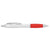 Bullet Silver Barrel w/Red Grip Nash Retractable Ballpoint Pen