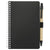 Bullet Black 4'' x 6'' FSC Mix Pocket Spiral Notebook with Pen