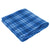 Bullet Blue Rollable Plaid Fleece Throw Blanket 50'' x 60'' Unfolded