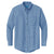 Port & Company Men's Faded Blue Long Sleeve Denim Shirt