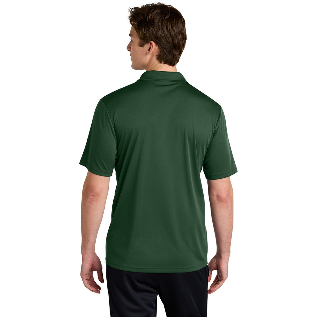 Sport-Tek Men's Forest Green/ White Competitor United Polo