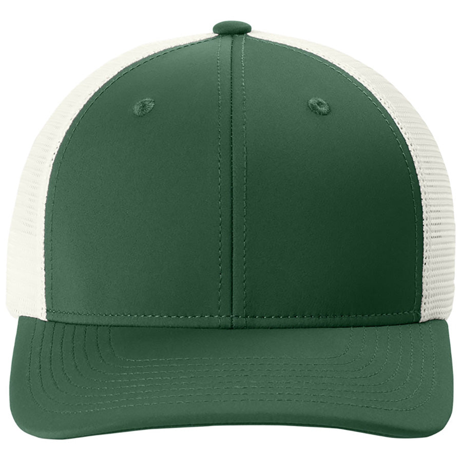 Sport-Tek Forest Green/ White Club Trucker Cap