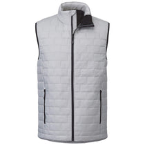 Elevate Men's Silver Telluride Lightweight Packable Insulated Puffer Vest