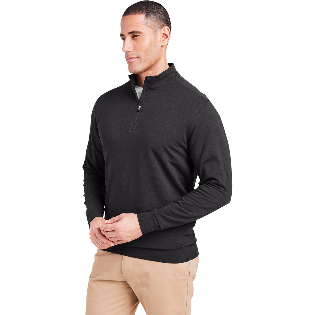 tasc Men's Black Cloud French Terry Quarter-Zip