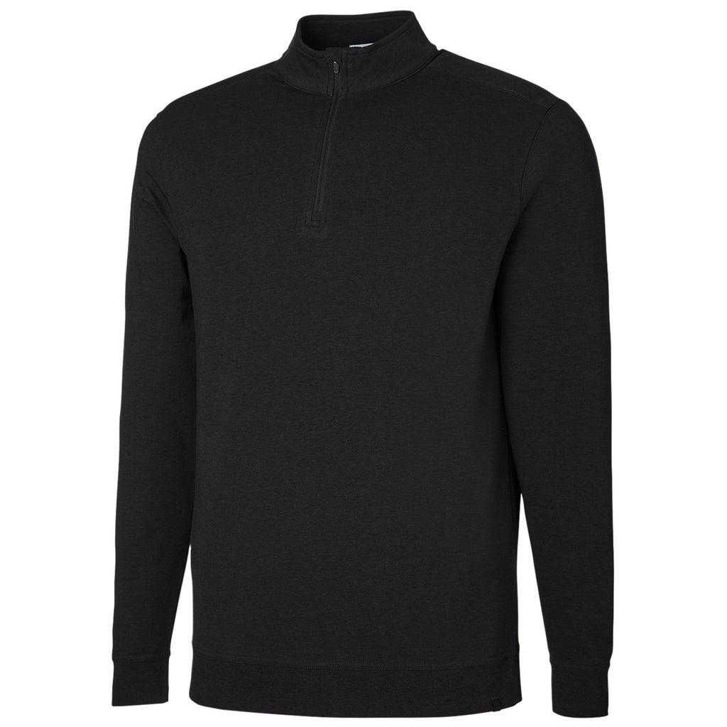 tasc Men's Black Cloud French Terry Quarter-Zip