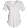 tasc Women's White Longline T-Shirt