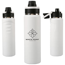 Debco White Summit Stainless Steel Bottle