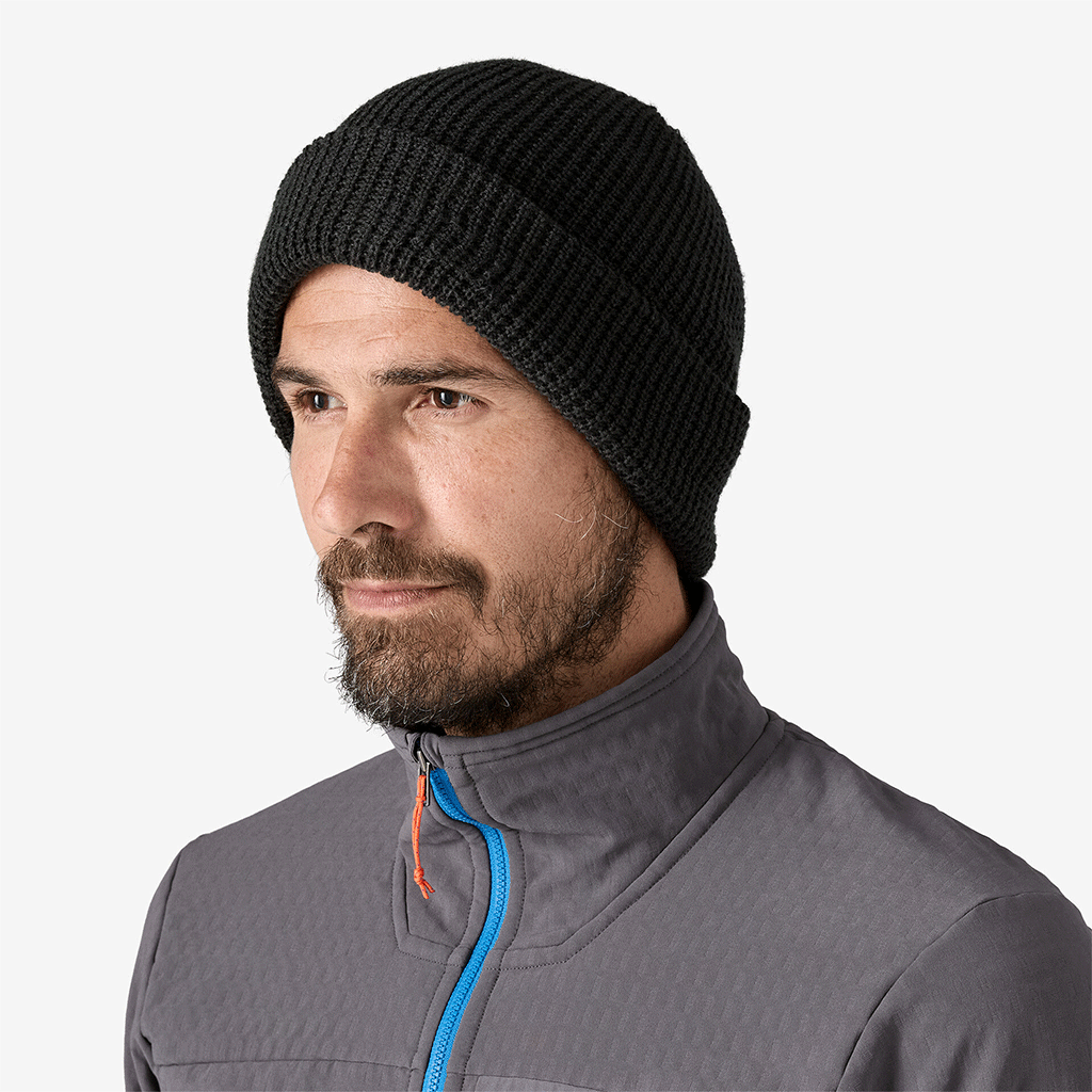 Patagonia Black Snowdrifter Beanie