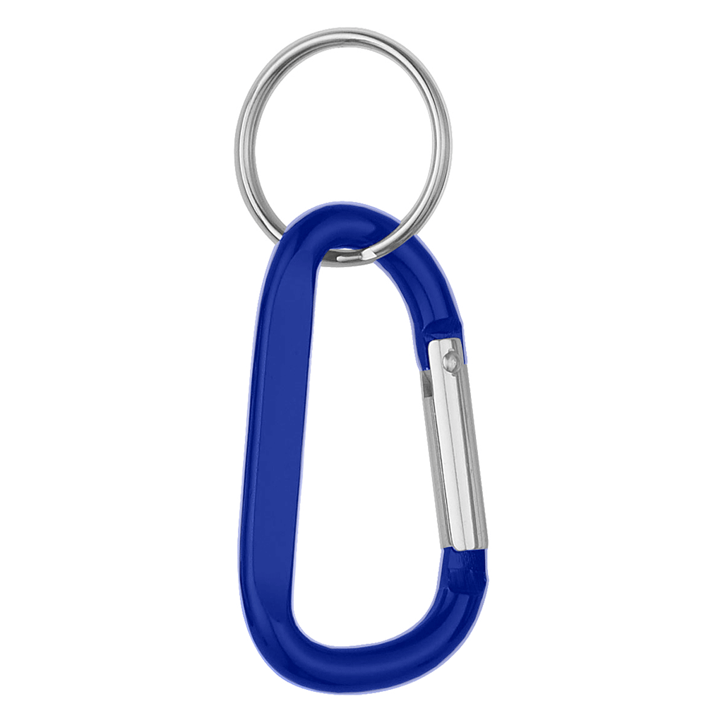 Hit Blue 6mm Carabiner with Split Ring