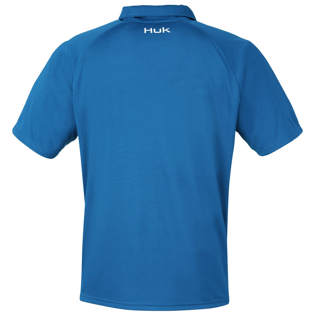 HUK Men's Set Sail Lopro Solid Performance Polo