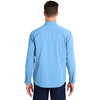 HUK Men's Marolina Blue Creekbed Long Sleeve Shirt