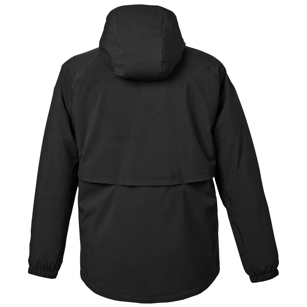 HUK Men's Black Rover Rain Jacket