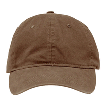 Sportsman Unisex Chino Dark Brown Dad Hat Fit