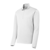 Sport-Tek Men's White PosiCharge Competitor 1/4-Zip Pullover