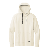 New Era Men's Soft Beige Tri-Blend Fleece Pullover Hoodie