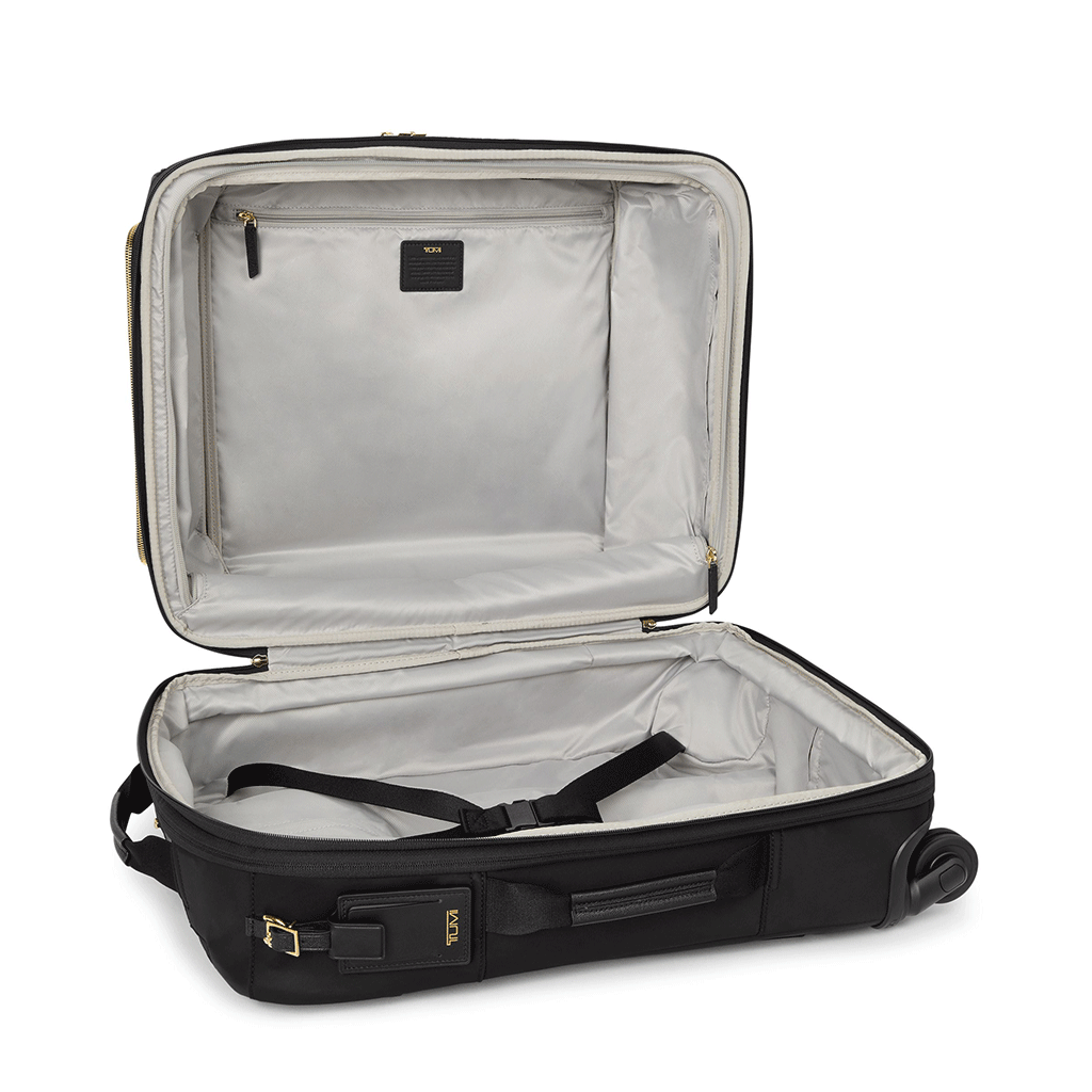 TUMI Black Voyageur Leger Continental Expandable Carry-On