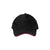 Vantage Black Solid Cap with Sandwich Visor