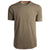 Timberland Men's Burnt Olive Heather Pro Base Plate Blended Short-Sleeve T-Shirt