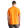 Timberland Men's Pro Orange Pro Base Plate Blended Short-Sleeve T-Shirt