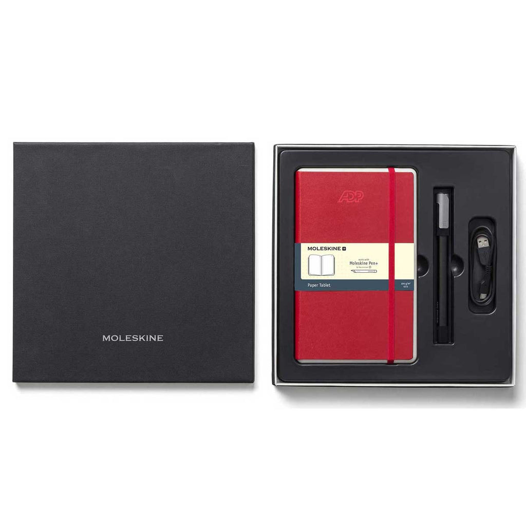 Moleskine Scarlet Red Smart Writing Set Ellipse - Dotted Paper