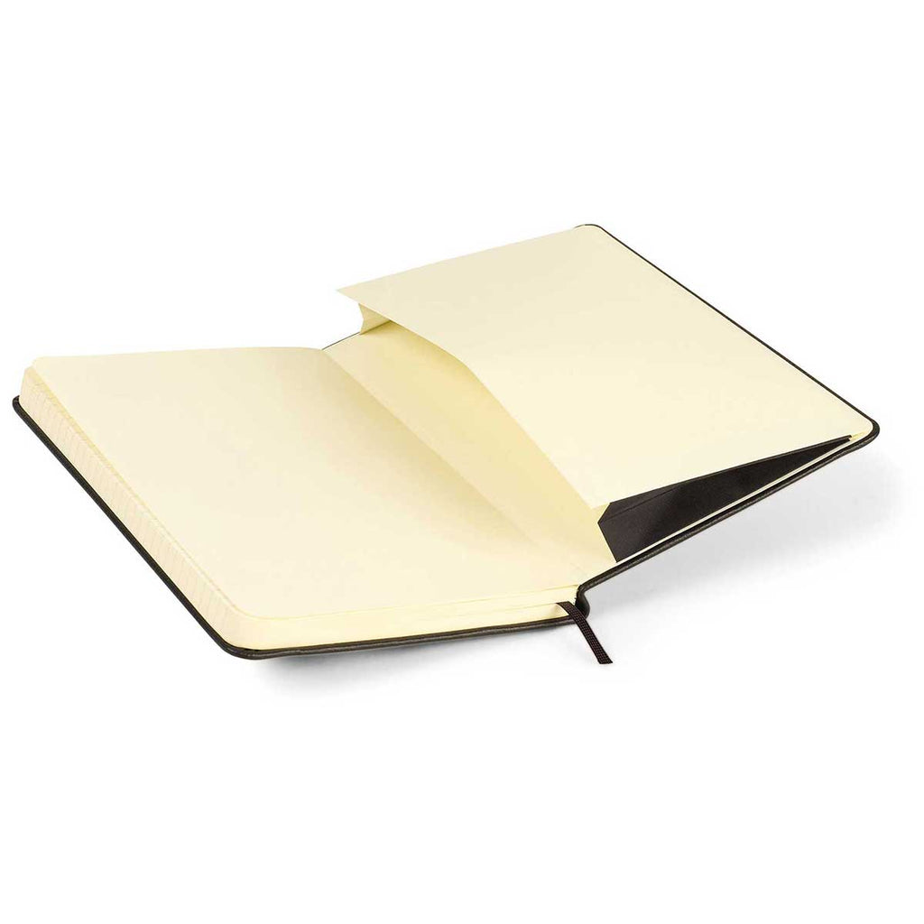 Moleskine Black Leather Ruled Large Notebook