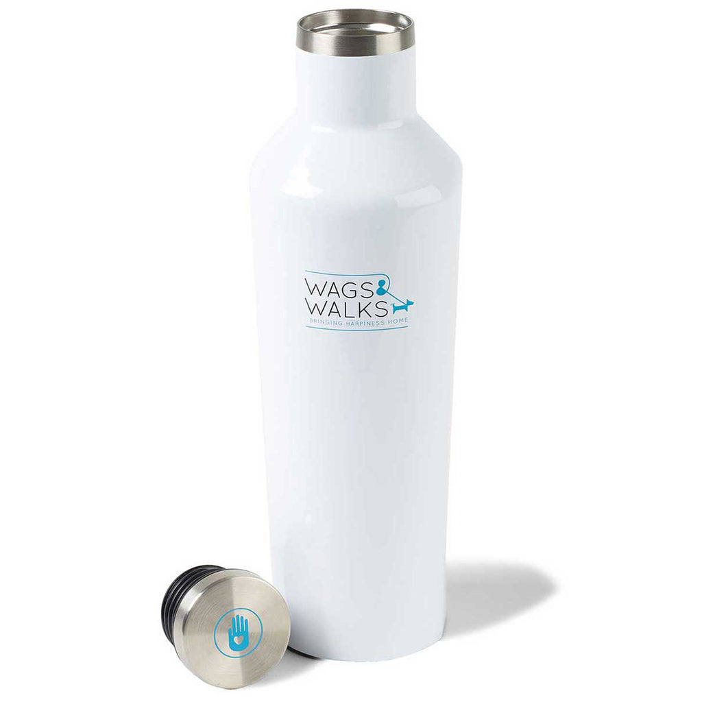 Corkcicle 3-Piece Drinkware Hydration Set - Gloss White