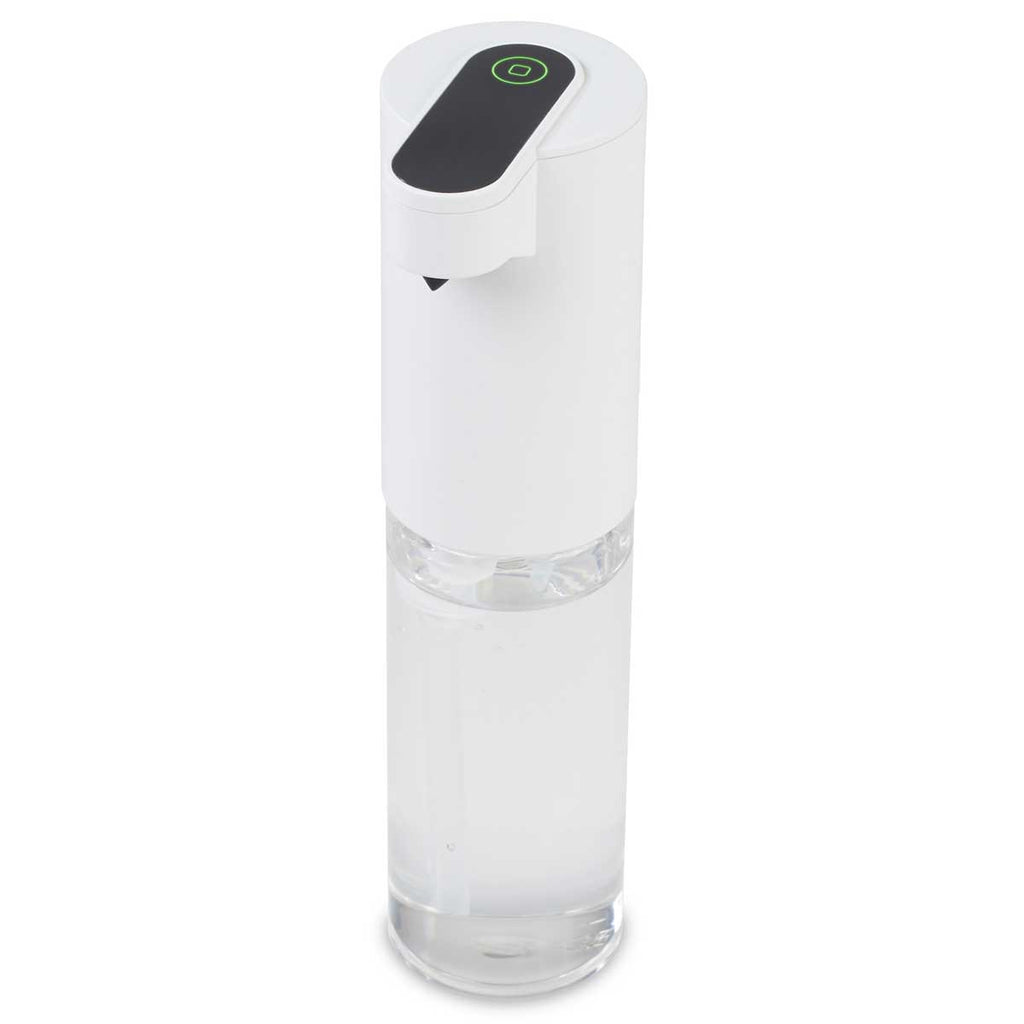 Gemline White Hands Free Soap and Sanitizer Dispenser