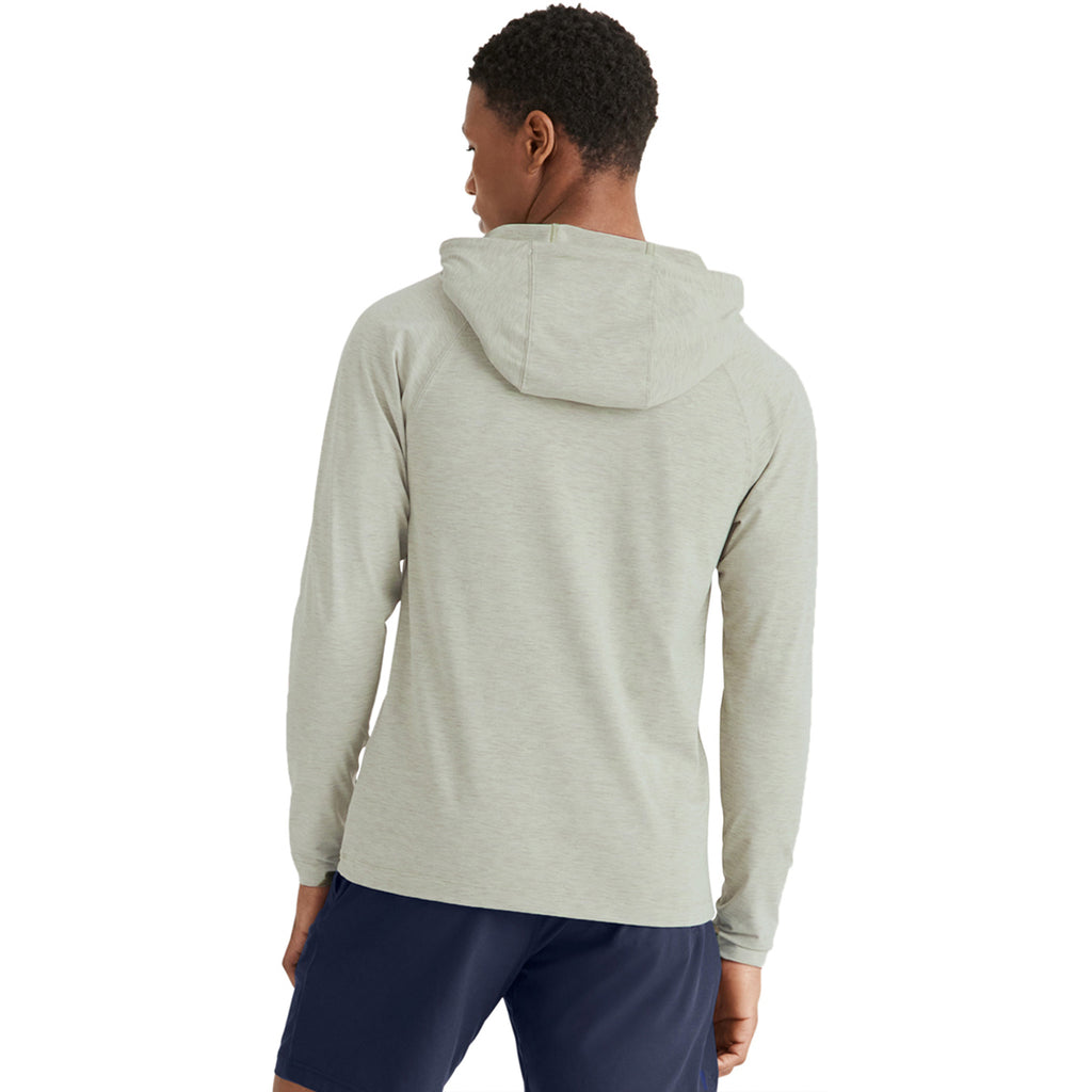 Rhone Men's Full Zip WHOOPS Sweatshirt Hoodie, Light Gray, Size XL deals