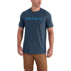 Carhartt Men's Light Huron Heather Force Cotton Delmont Gphc SS T Shirt