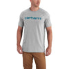 Carhartt Men's Heather Gray Force Cotton Delmont Gphc SS T Shirt