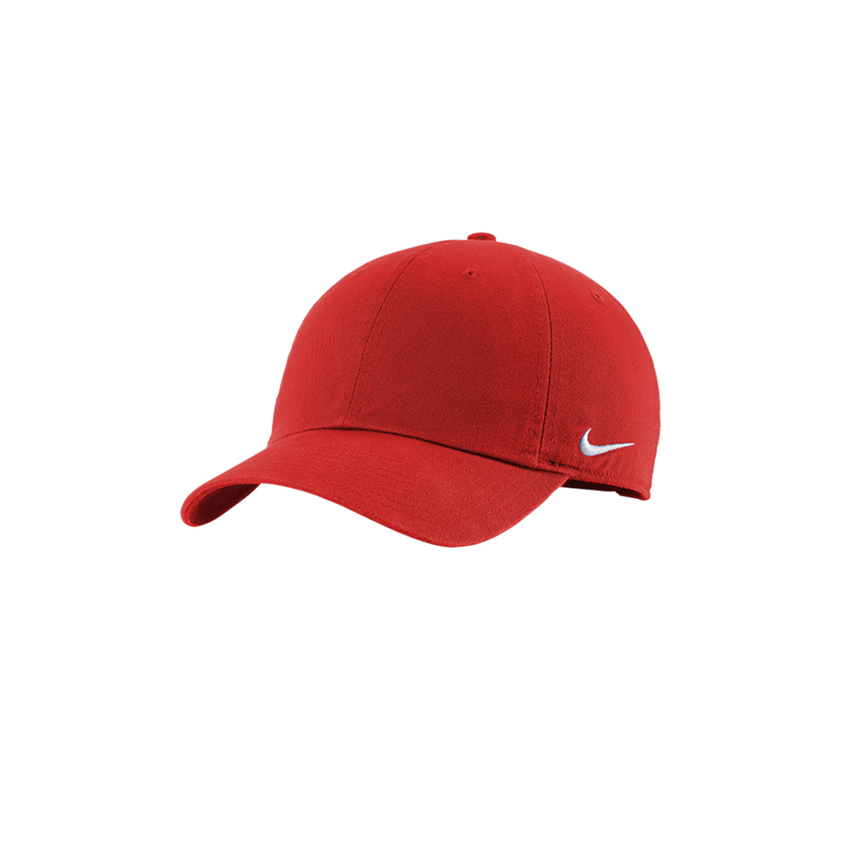 Nike Rise Structured SwooshFlex Futura Cap University Red - White