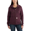 Carhartt Women's Fudge Heather Clarks Burg Full-Zip Hoodie