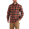 Carhartt Men's Chili Hubbard Plaid Flannel Shirt