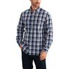 Carhartt Men's Steel Blue Fort Plaid Long Sleeve Shirt