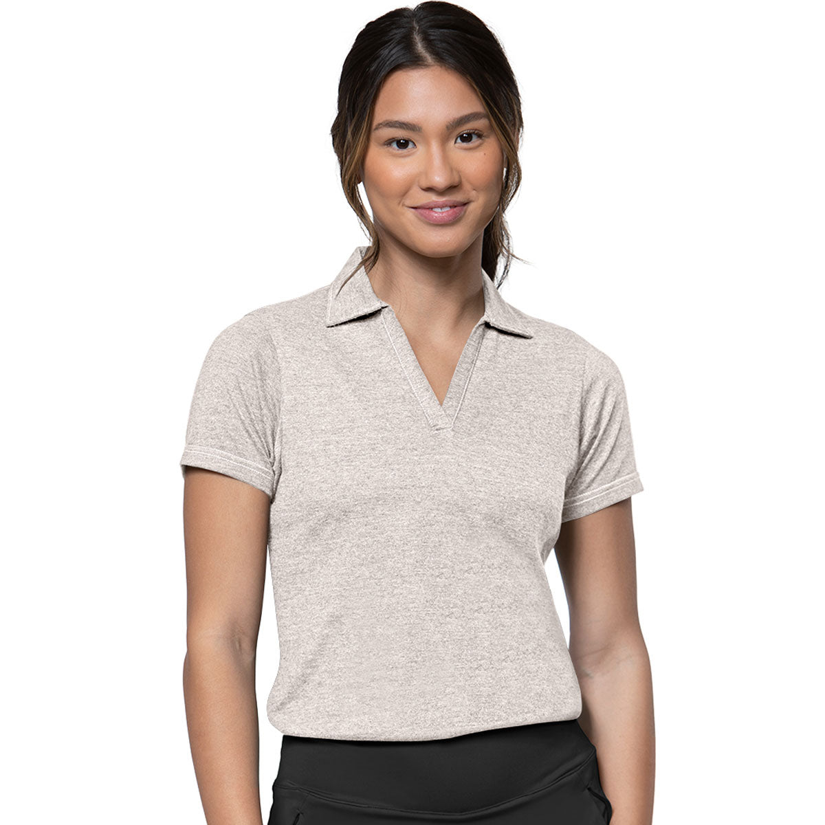 Washington Nationals Antigua Women's Motivated Polo - Heather