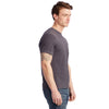 Alternative Apparel Men's Dark Grey Heavy Wash Football T-Shirt