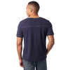 Alternative Apparel Men's Navy Heavy Wash Football T-Shirt