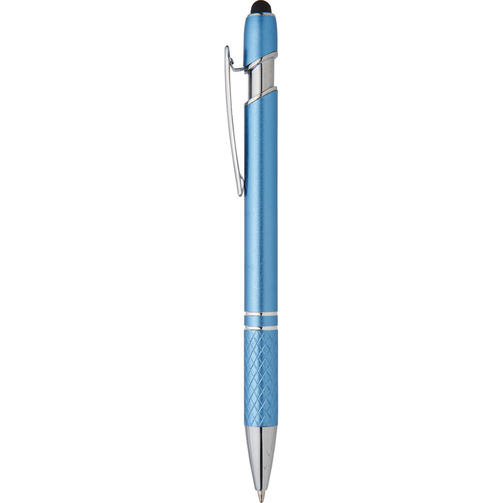 Leed's Light Blue Freeport Ballpoint Stylus