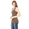 Bella + Canvas Women's Army Stretch Rib Tank