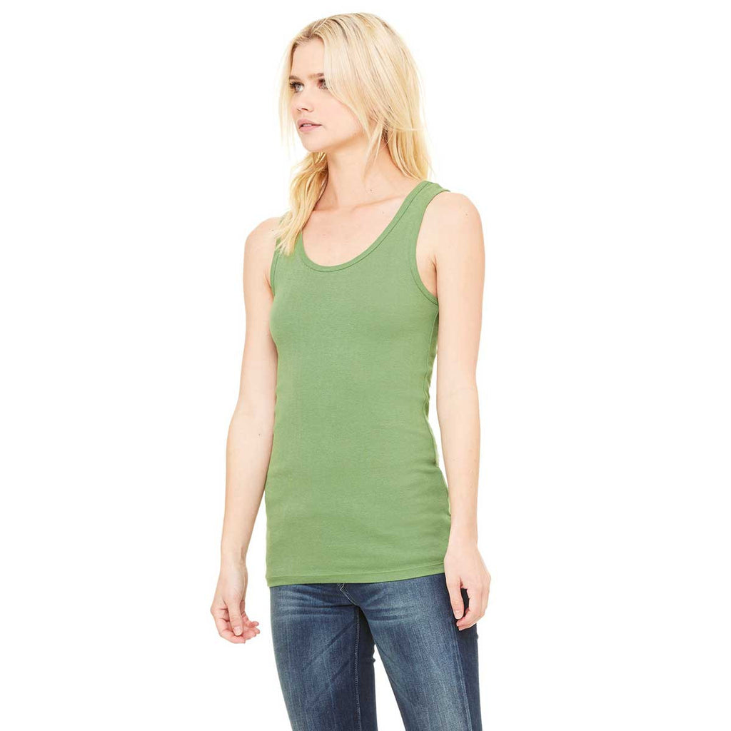 Bella + Canvas Women's Leaf Stretch Rib Tank