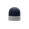 Richardson Navy/Grey Rib Knit Beanie with Cuff