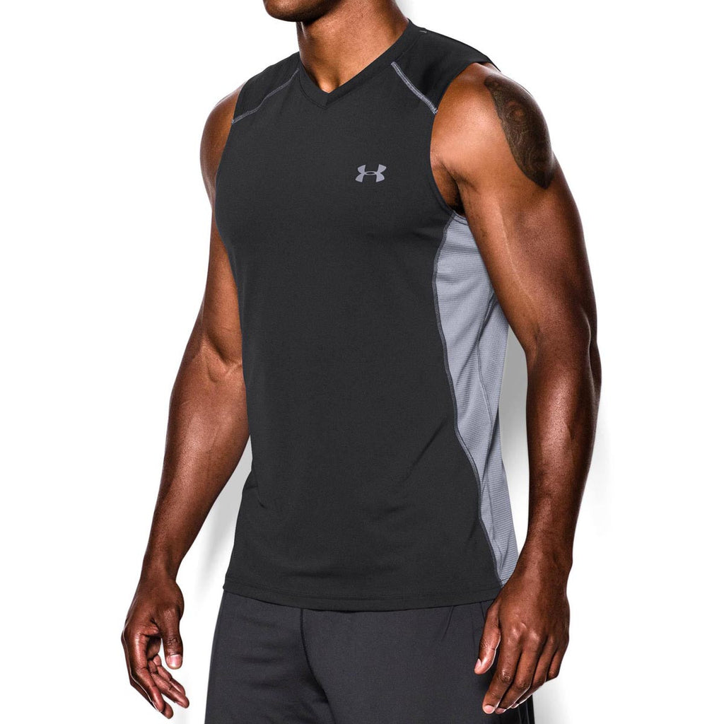  Under Armour Men's Raid S/L Tee Blue Jet/Graphite/High-Vis  Yellow Tank Top MD : Clothing, Shoes & Jewelry