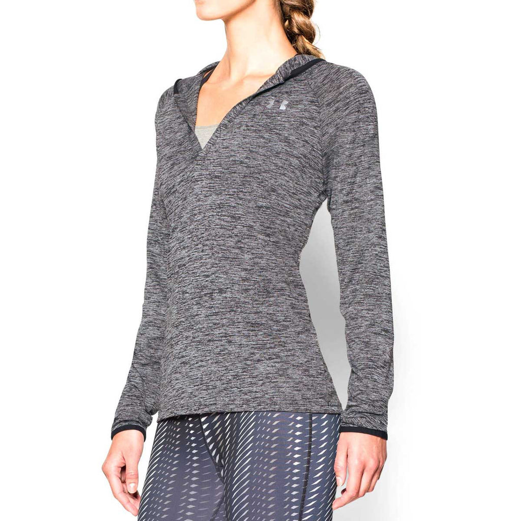 Under Armour Women's Black UA Tech Twist Long Sleeve Hoodie