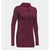 Under Armour Women's Raisin Red/Black Currant Threadborne Seamless Funneck