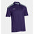 Under Armour Men's Purple Armour Colorblock Polo