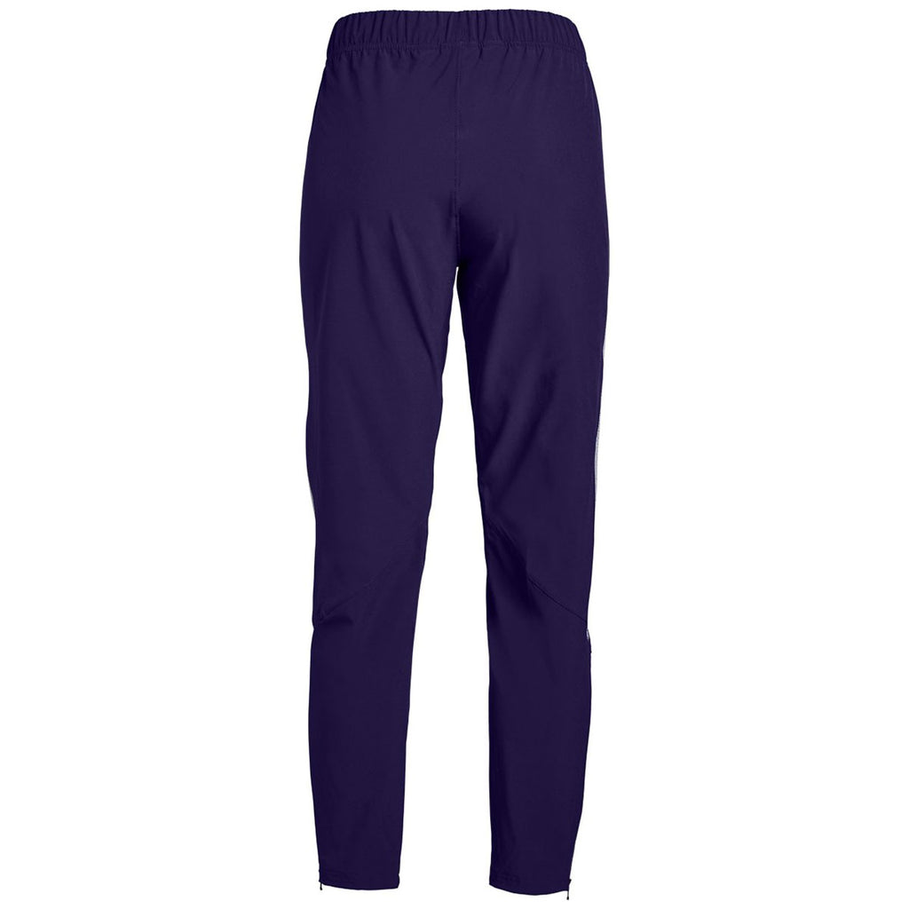 Under Armour Women's Purple/Steel Squad Woven Pant