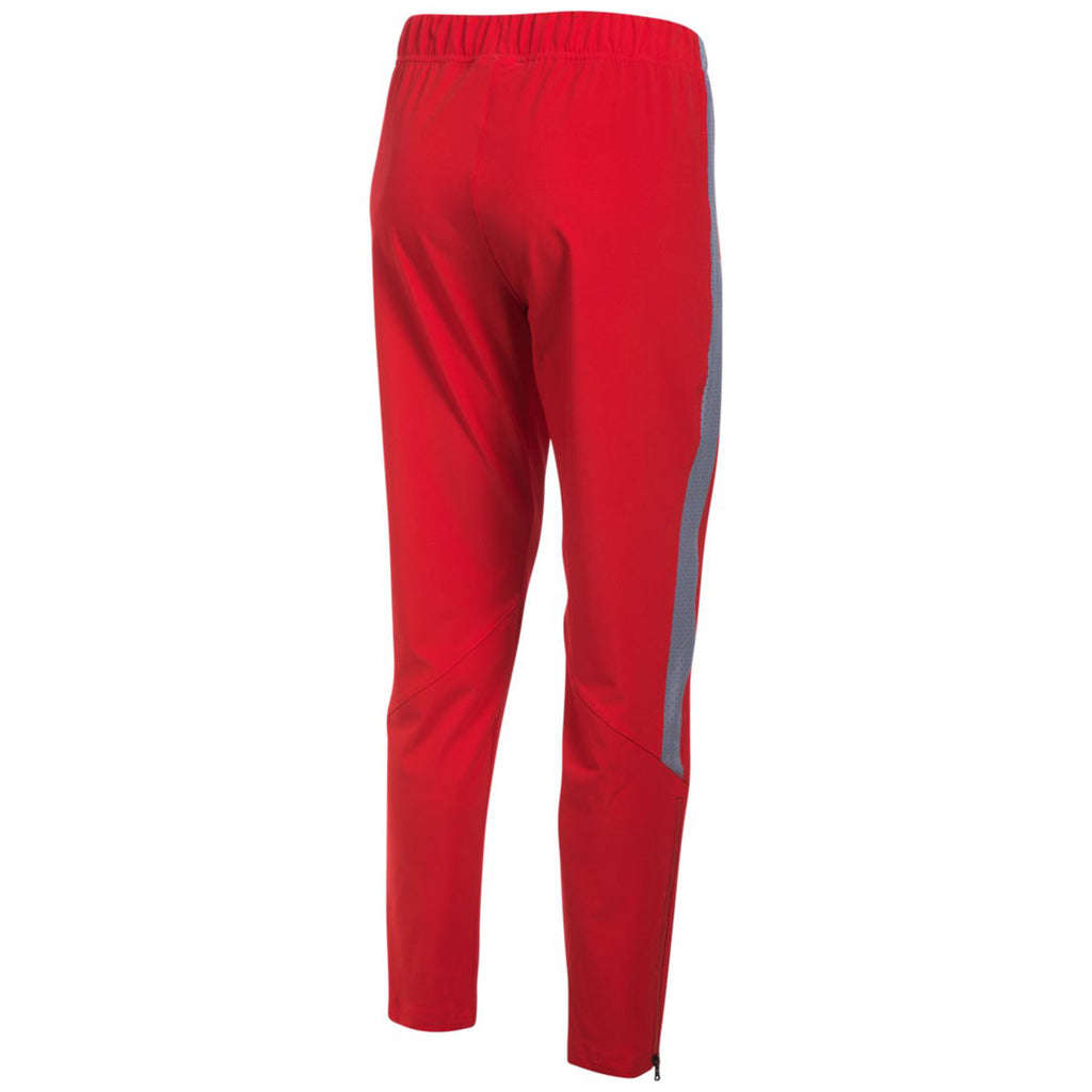 Under Armour Women's Red/Steel Squad Woven Pant