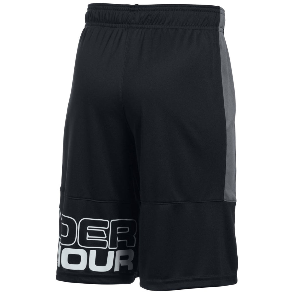 Under Armour Youth Black/Graphite Stunt Shorts